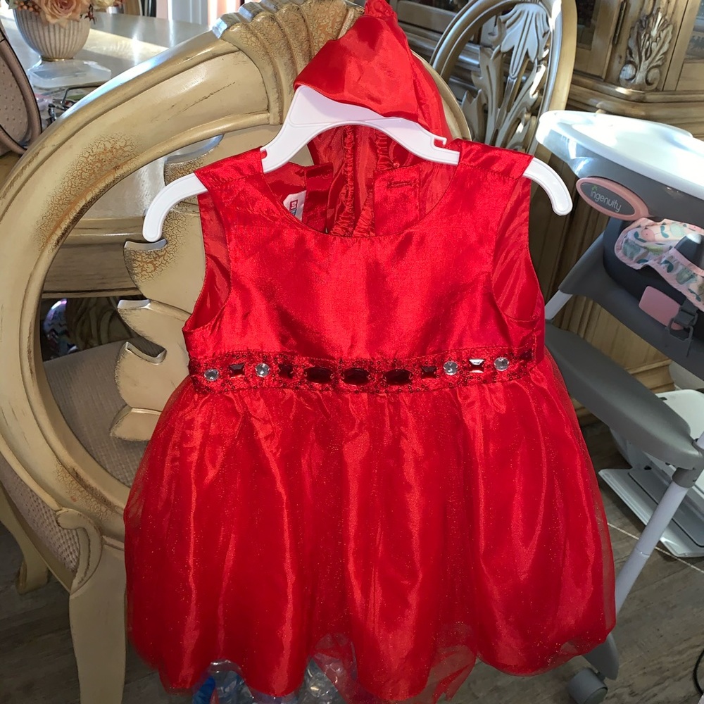 Muneca red dress 24 months